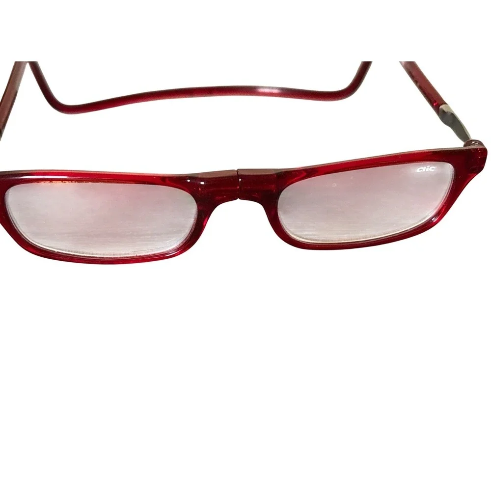 CliC Magnetic Front Connection Read‎ Glasses FRAMES Adjustable Neck Wrap Readers